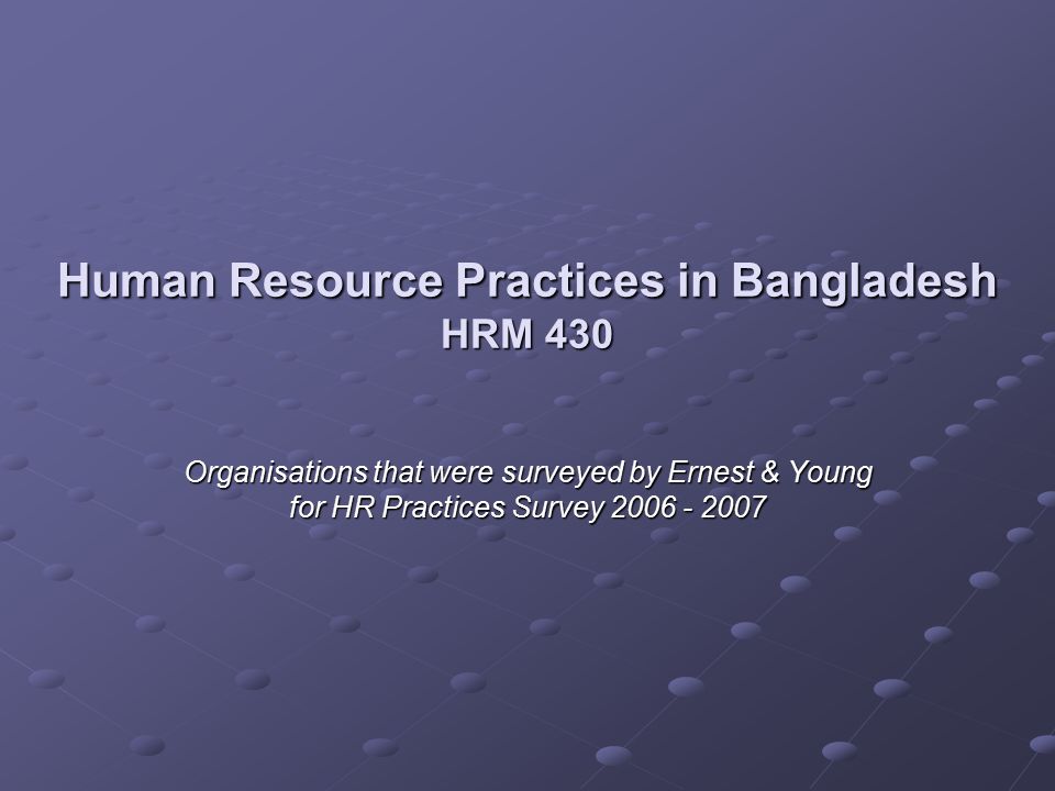 Hrm Strategies of Hsbc Bank